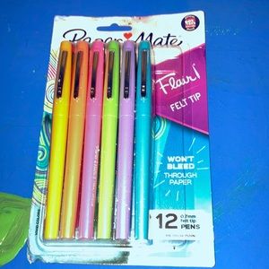 Classic Flair Felt Tip Pen 12 Pack